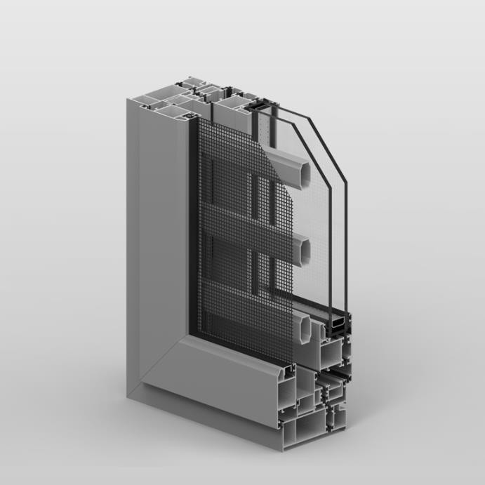 Profile cadru din aluminiu pentru ferestre pentru uși