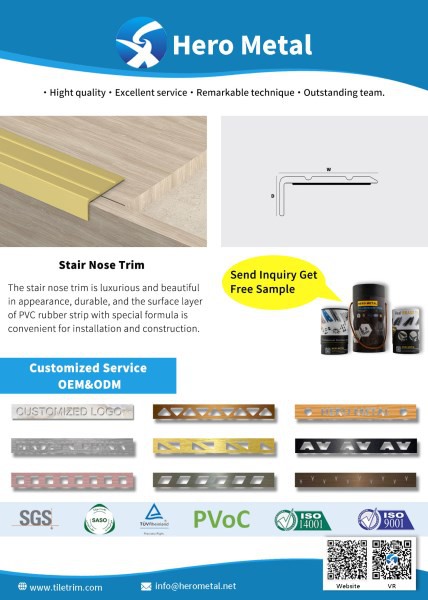 stair nosing datasheet of hero metal tile trim china mafacturer stair nosing datasheet of hero metal tile trim china mafacturer